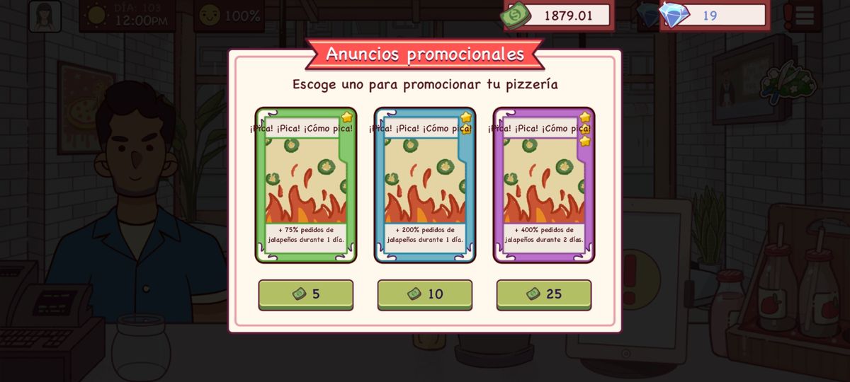 Guía paso a paso del capítulo 4 de Buena Pizza Gran Pizza 3
