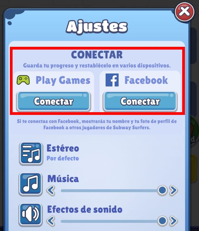 Cómo recuperar mi cuenta de Subway Surfers 2