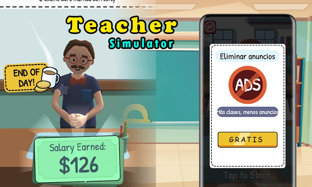 Cómo jugar gratis a Teacher Simulator sin anuncios de publicidad