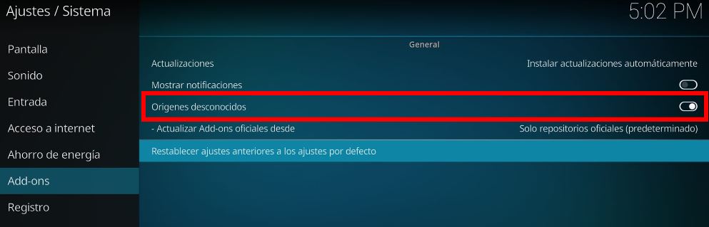 Cómo instalar el addon Cristal Azul desde cero en Kodi 1