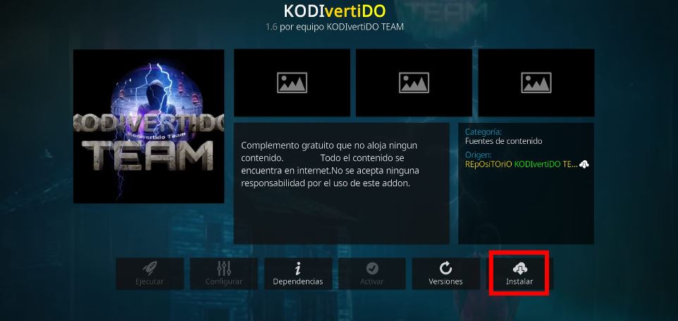 Kodivertido, cómo instalar este addon alternativa a Cristal Azul en Kodi 22