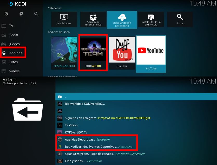 Kodivertido, cómo instalar este addon alternativa a Cristal Azul en Kodi 23