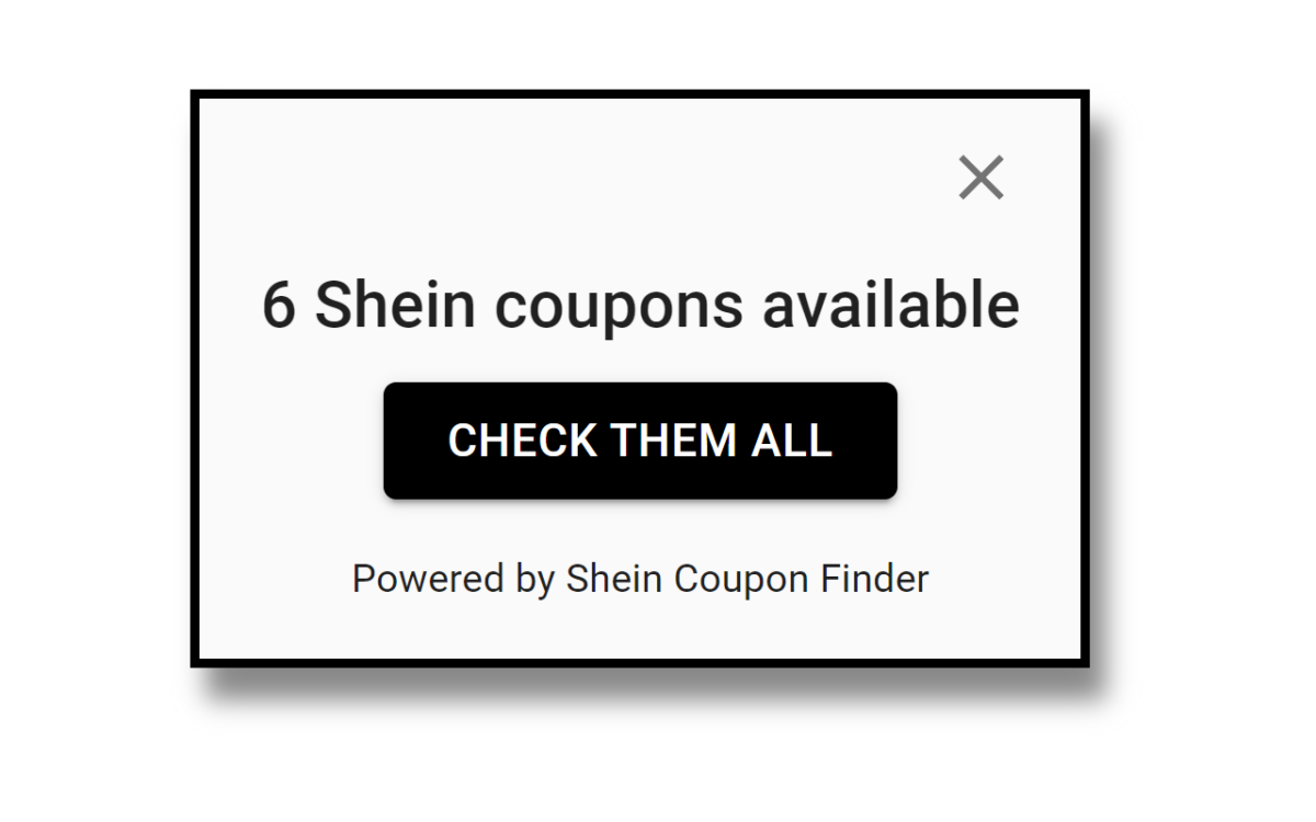 Cómo funciona el Coupon Finder de Shein