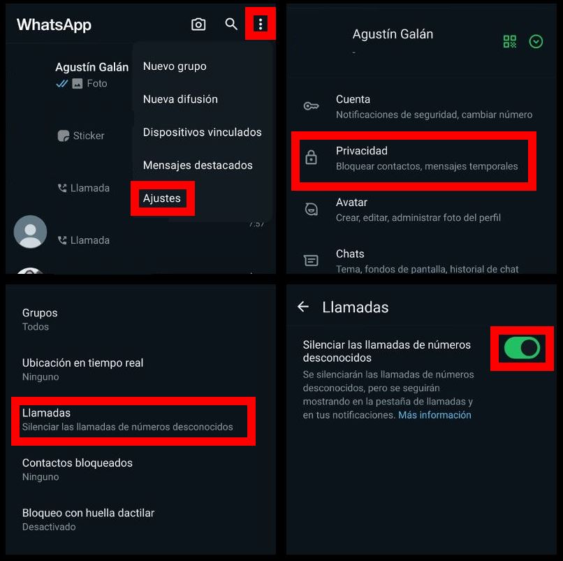 Cómo evitar que números desconocidos me escriban por WhatsApp 3