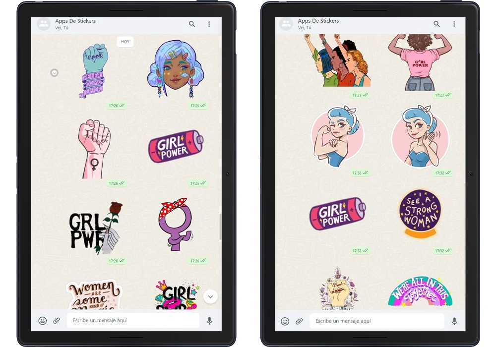 Apps y webs con GIF y stickers de WhatsApp para celebrar el Día de la Mujer