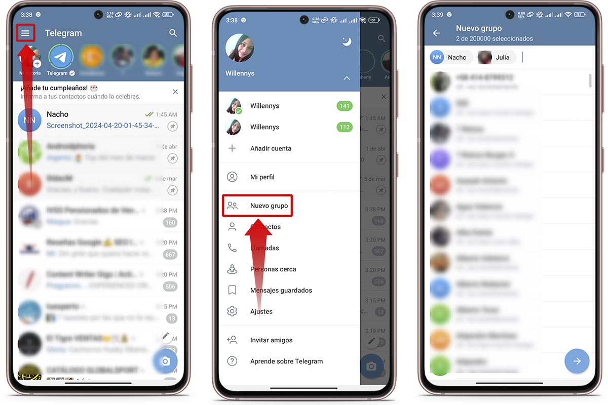 Así puedes crear un grupo privado en Telegram