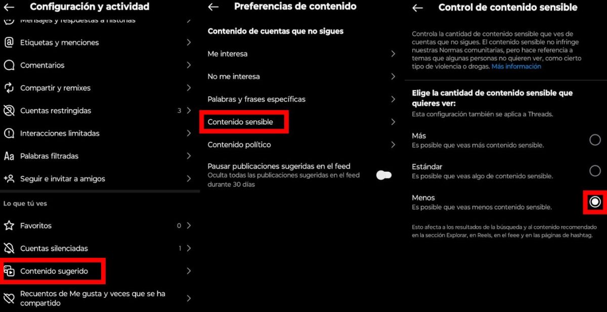 Cómo evitar que aparezcan publicaciones políticas en mi Instagram 2