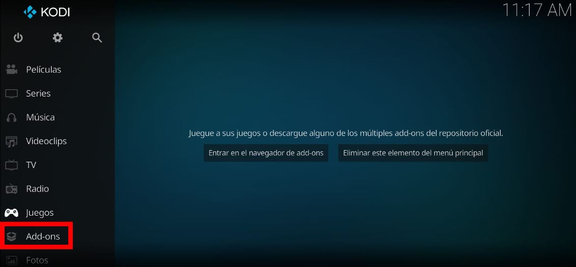 Cómo ver deportes y fútbol gratis en Cristal Azul 3.0.9 en Kodi 1
