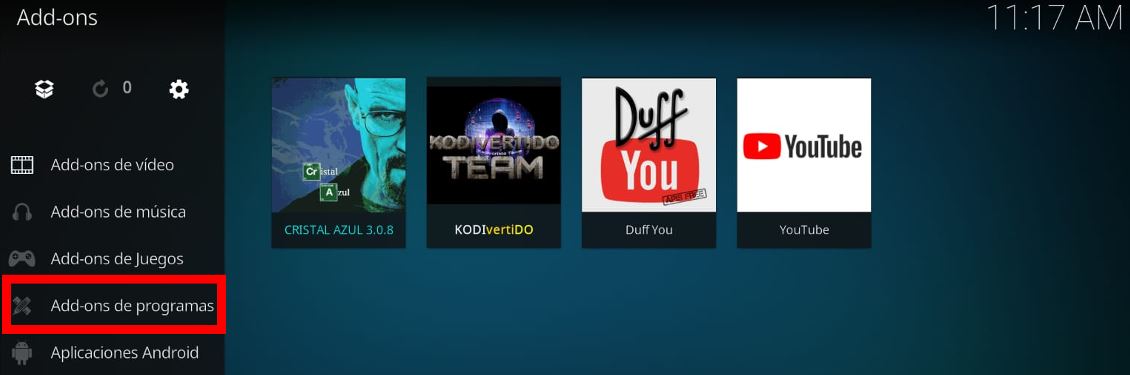 Cómo ver deportes y fútbol gratis en Cristal Azul 3.0.9 en Kodi 2