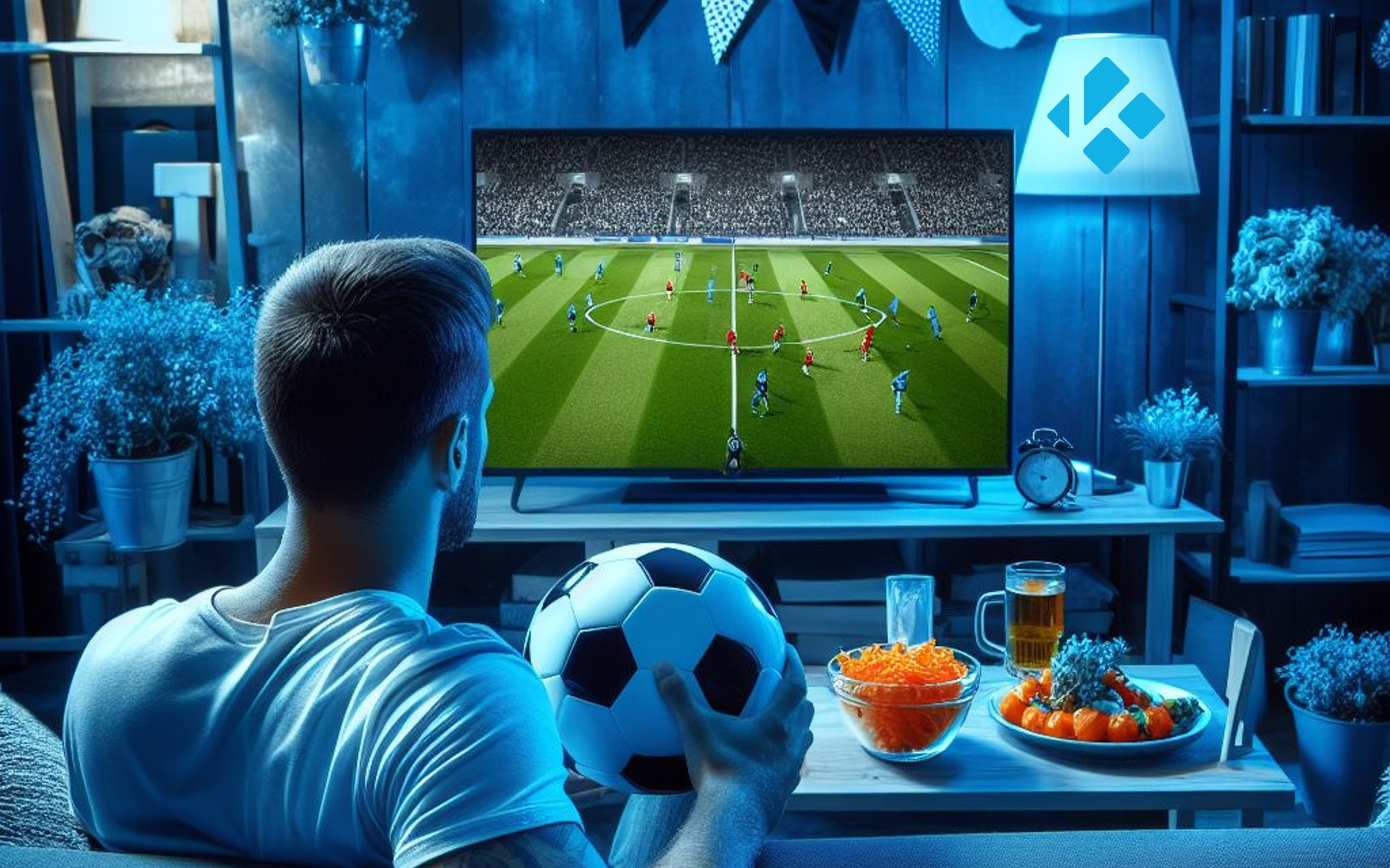 Cómo ver deportes y fútbol gratis en Cristal Azul 3.0.9 en Kodi