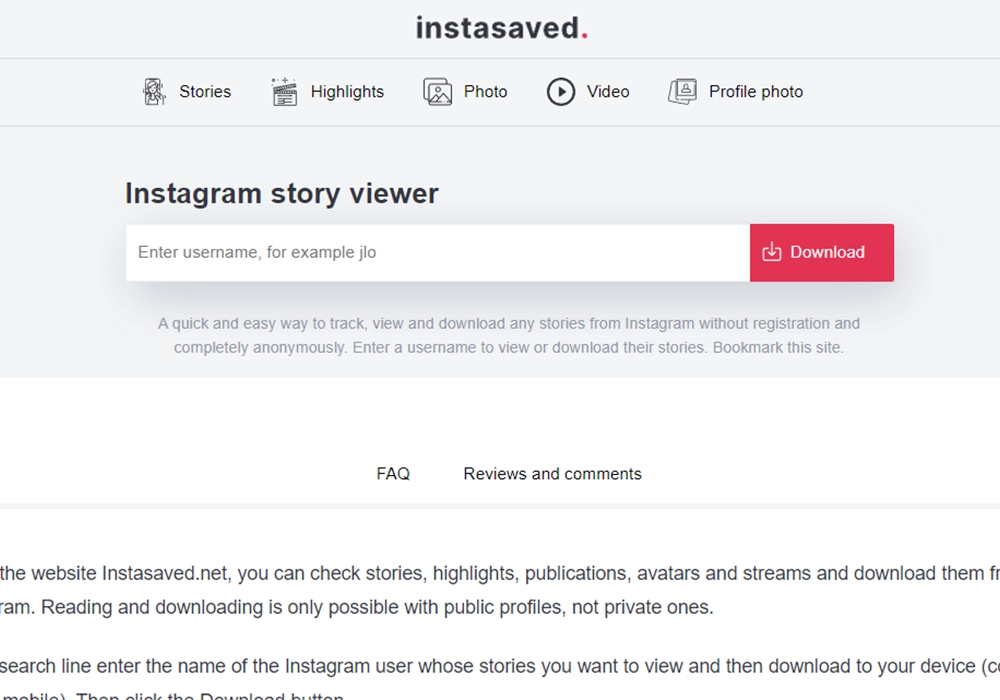 instasaved: lo mejor para ver contenido de Instagram en modo oculto