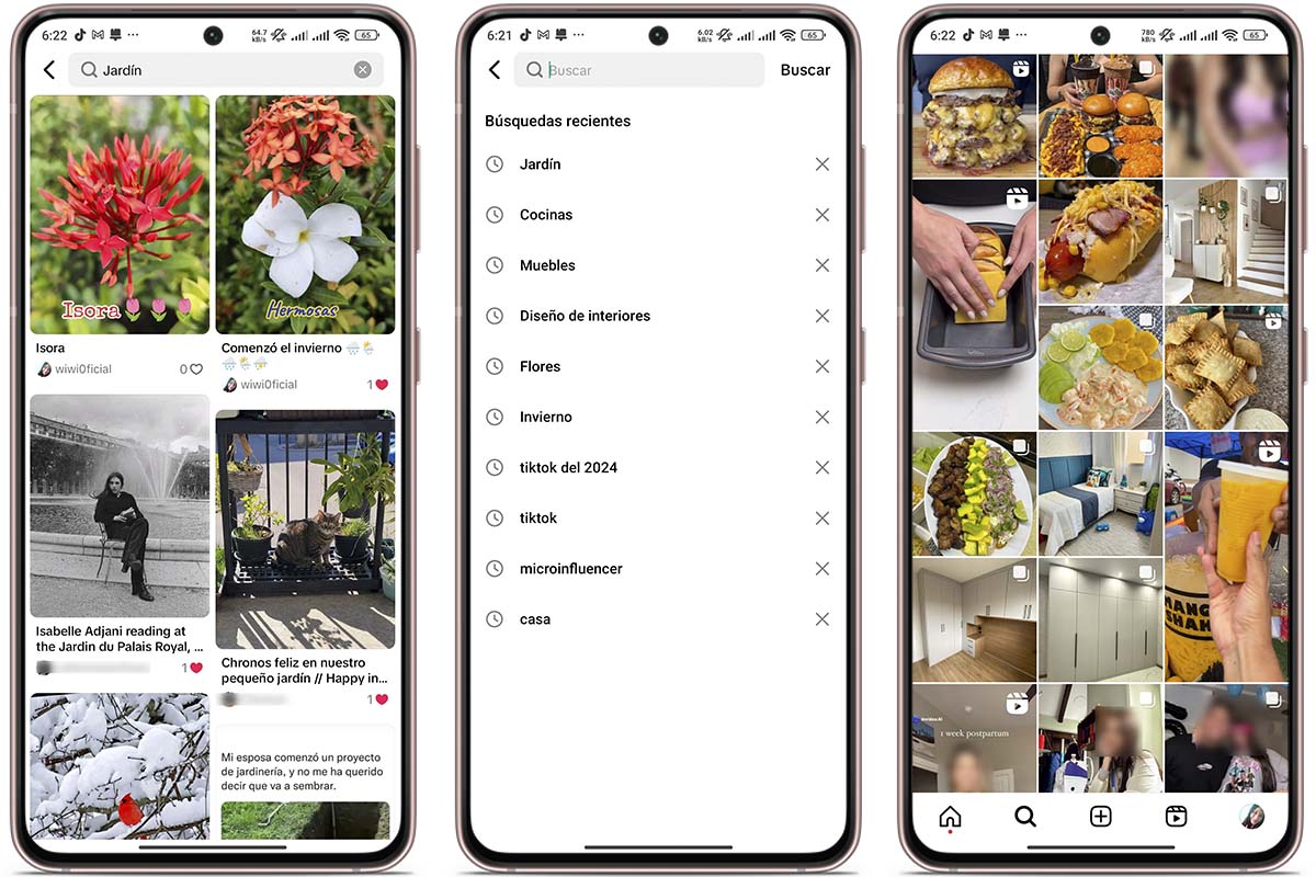 TikTok Notes vs Instagram: algoritmos de feed