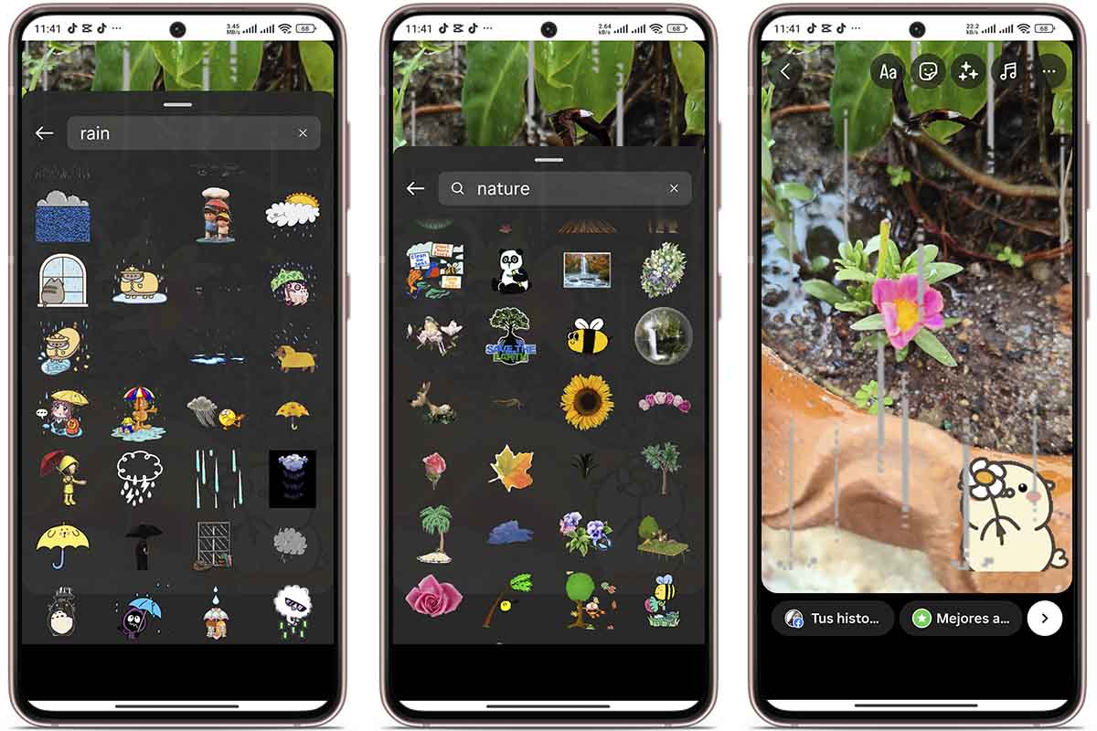 Trucos para aprovechar los stickers de las historias de Instagram: combinación