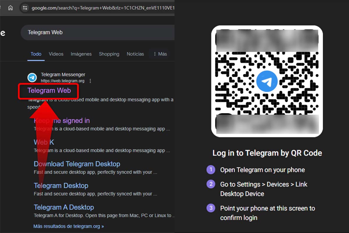 Cómo descargar Telegram Web en el PC