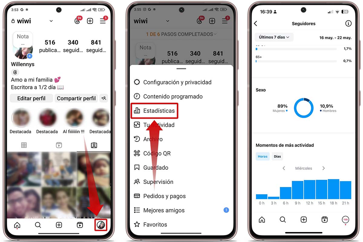 Así puedes saber a qué hora hay más gente en Instagram