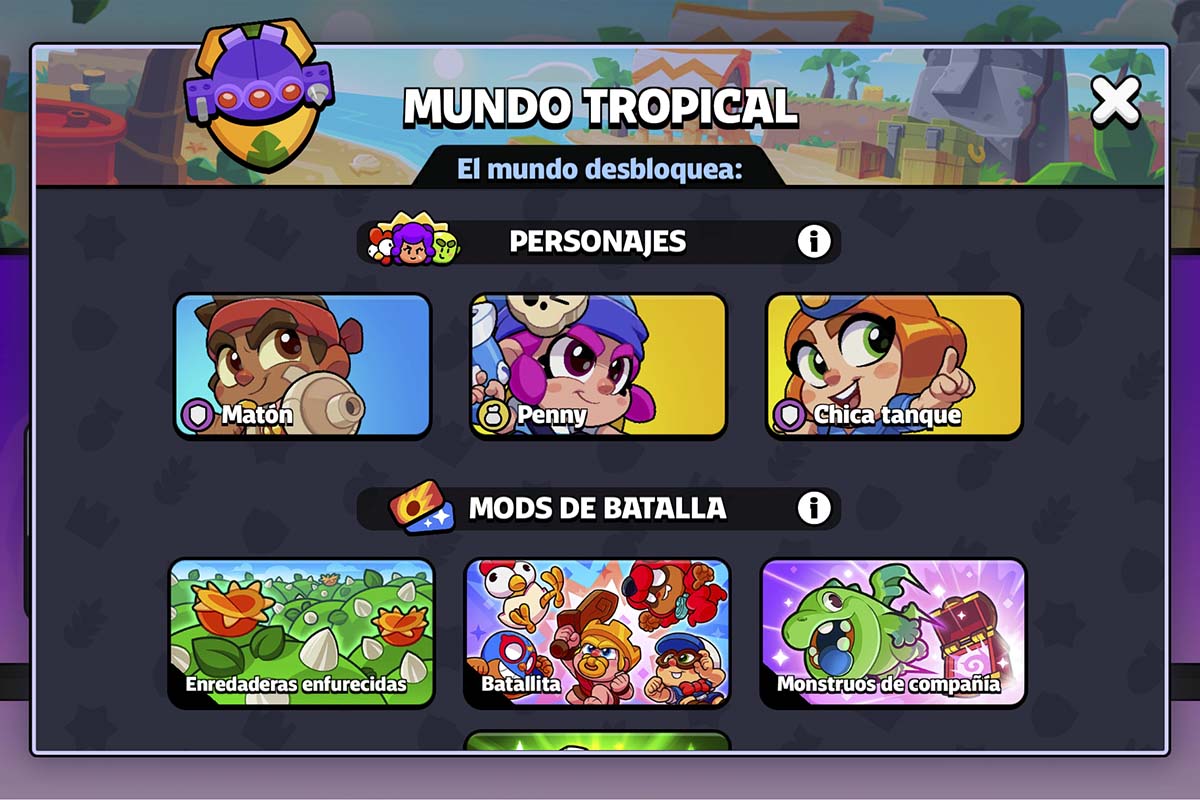 ¿Cuántos personajes hay en Squad Busters?
