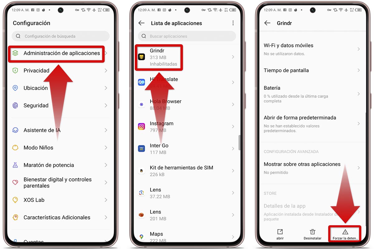 Grindr no se puede actualizar: fuerza el cierre de Grindr