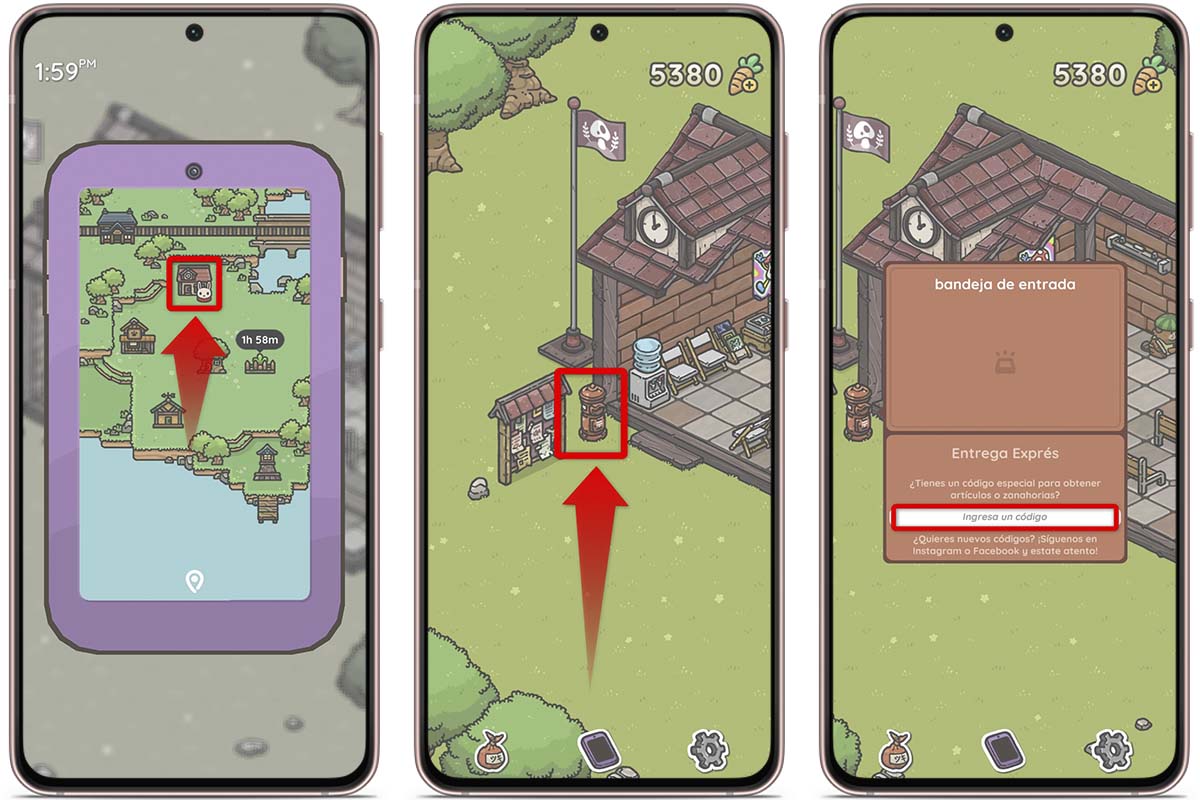 Pasos para canjear los secretos para La Odisea de Tsuki