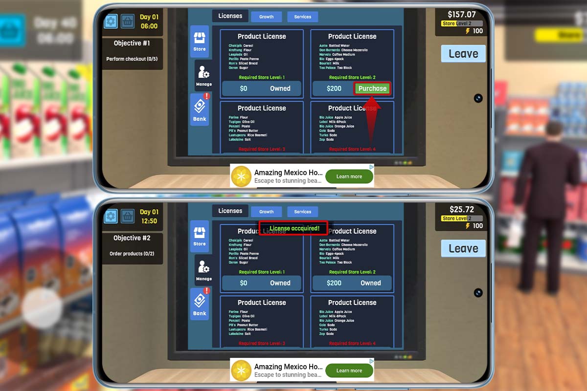 Así puedes comprar una licencia en Manage Supermarket Simulator