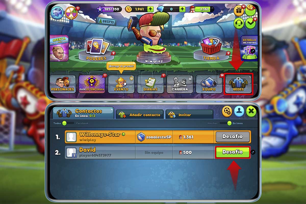 Así puedes jugar con amigos en Head Ball 2