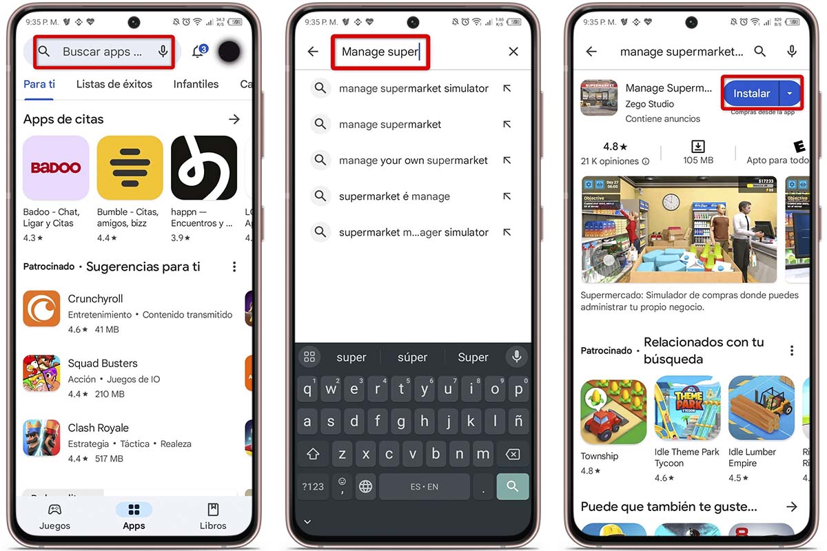 Cómo jugar Supermarket Manager gratis en Android