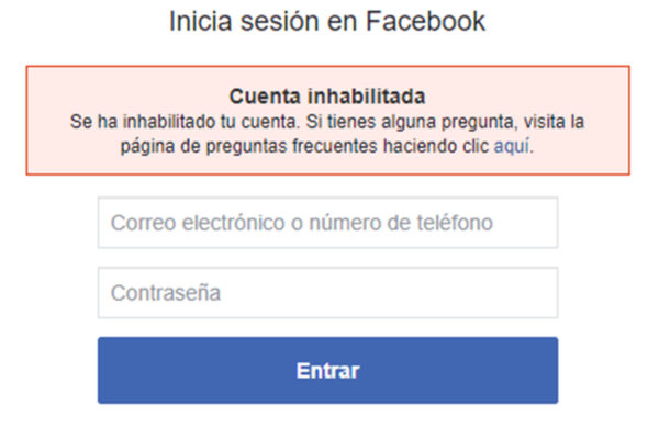 Como Recuperar Una Cuenta De Facebook Inhabilitada 2019