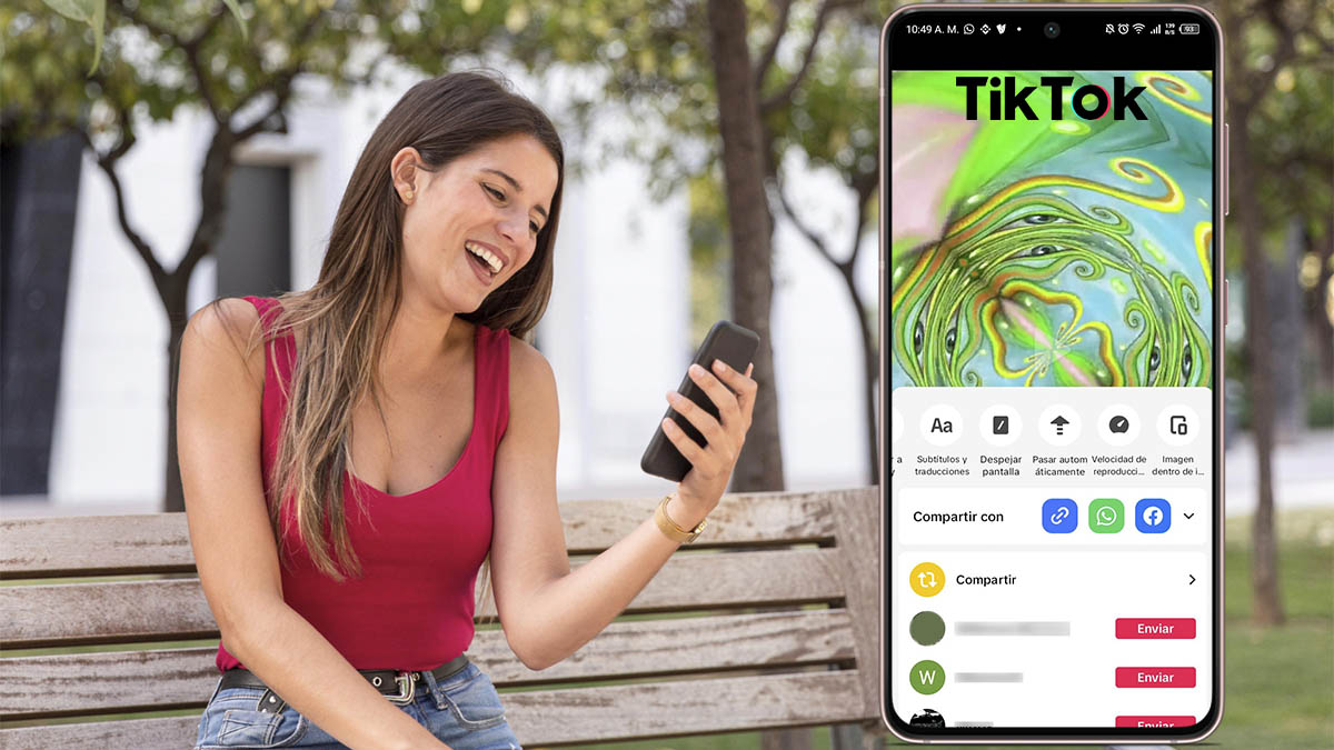 Cómo reproducir continuamente TikTok sin usar las manos