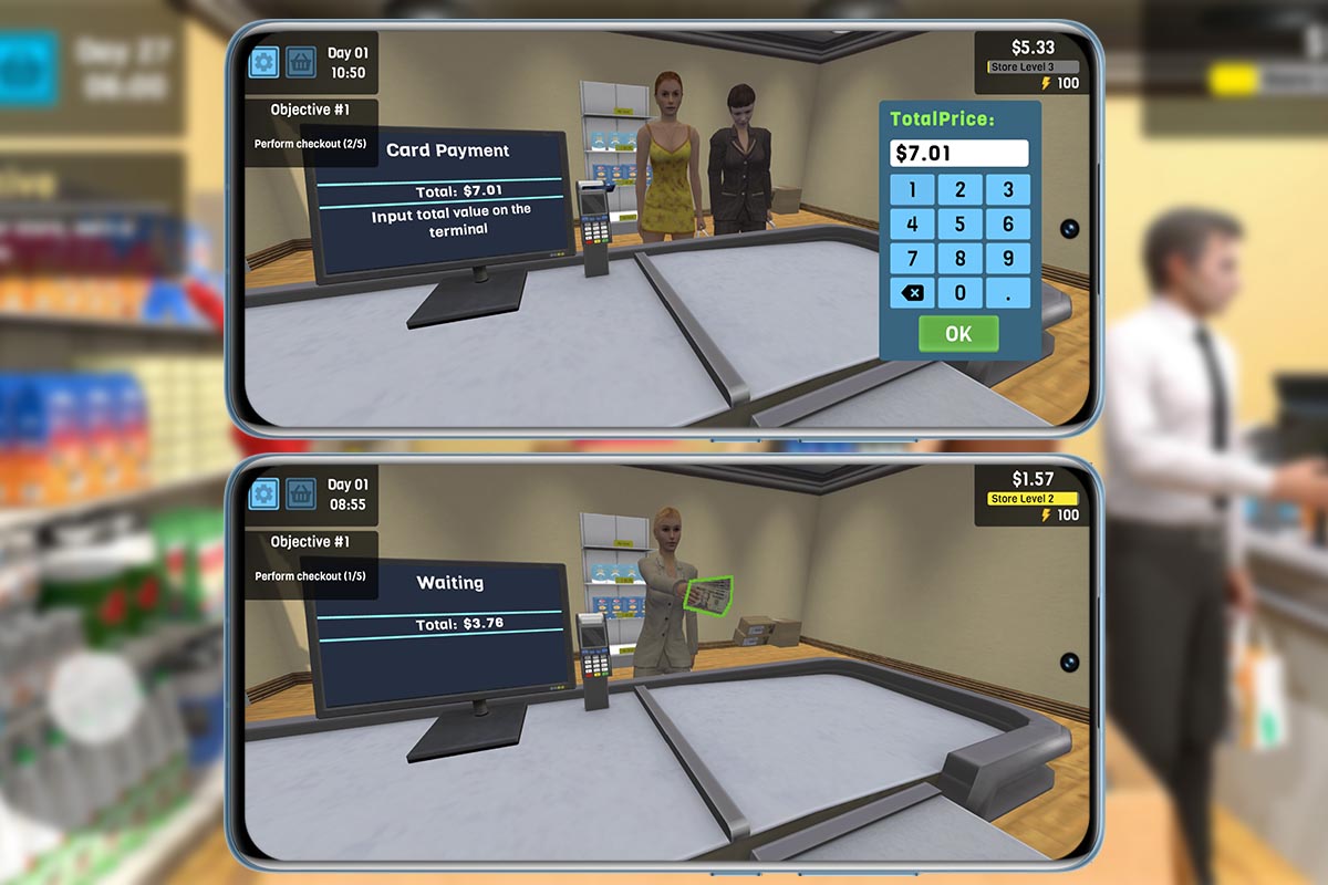 Cómo jugar Supermarket Manager gratis en Android: competencia