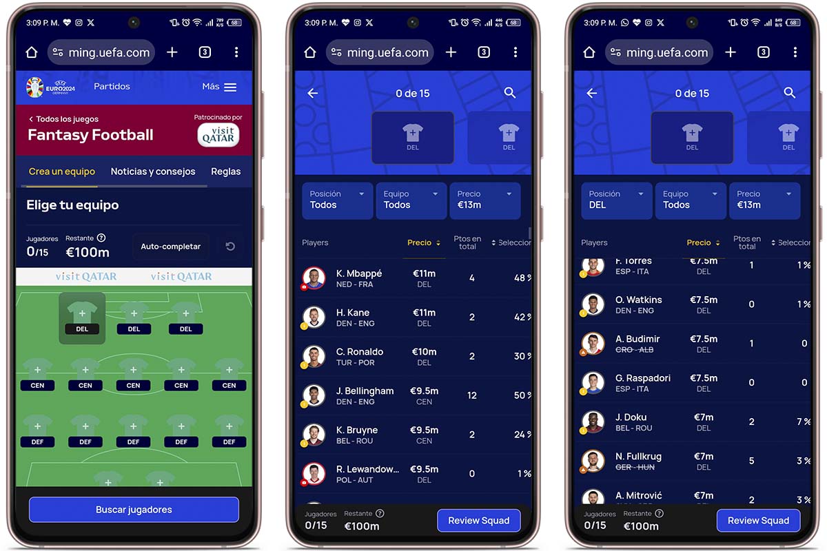 Tips y trucos para triunfar en Euro 2024 Fantasy Football: fechas límites