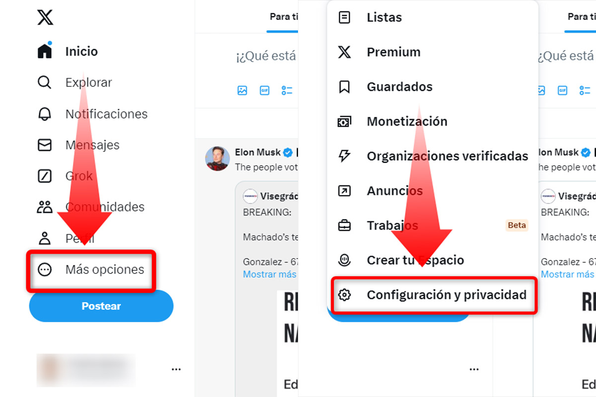 Pasos para evitar que X Twitter use todas tus publicaciones para entrenar su Inteligencia Artificial