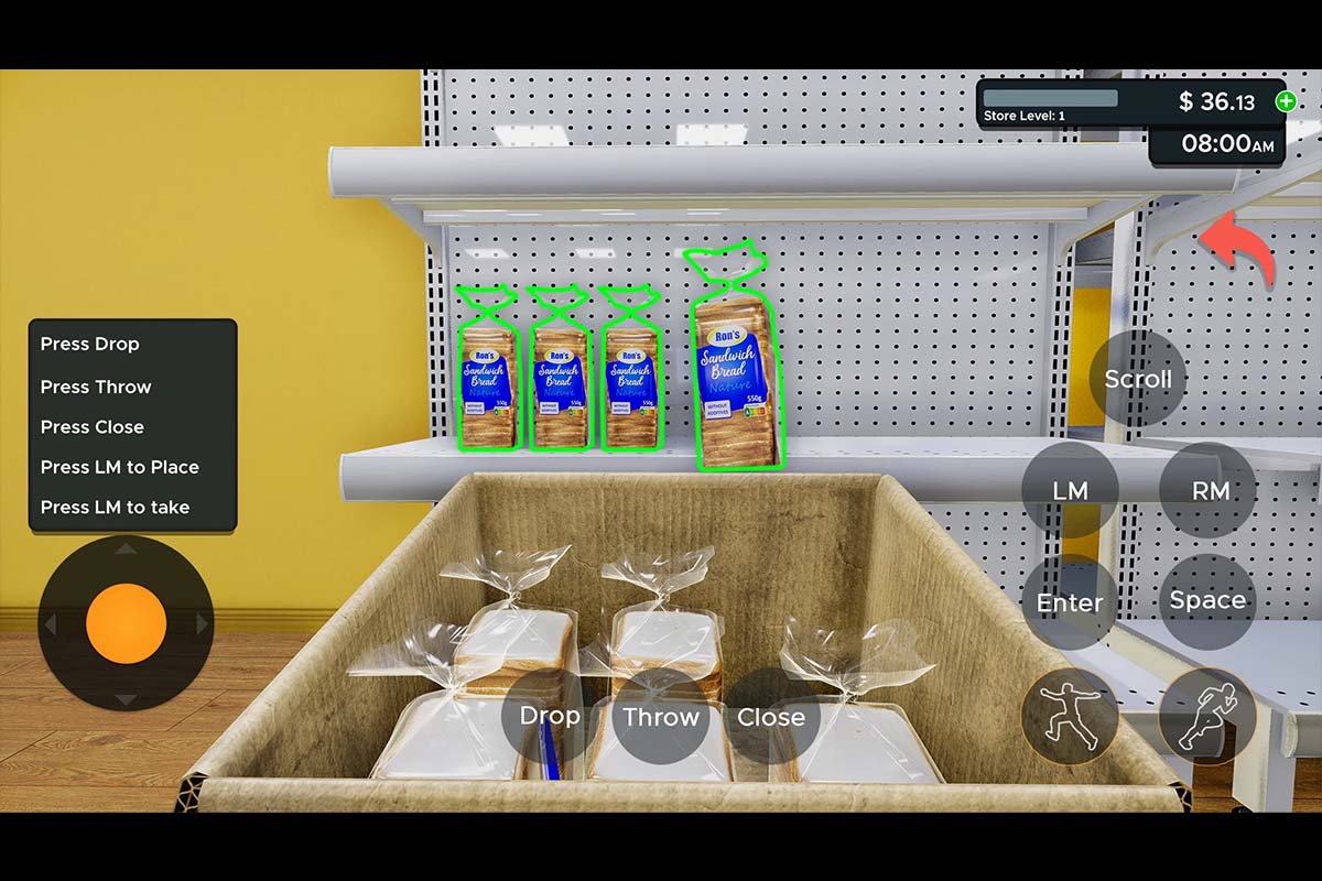 Mejores juegos de simuladores de supermercado en 2024: Simulador de Gestiรณn de Tienda