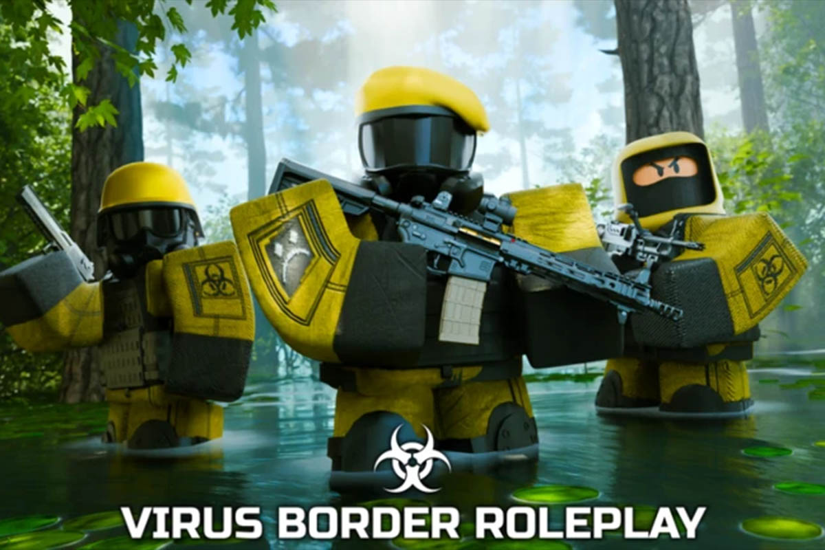Juegos más extraños y divertidos que puedes encontrar en Roblox en 2024: Juego de rol fronterizo con virus