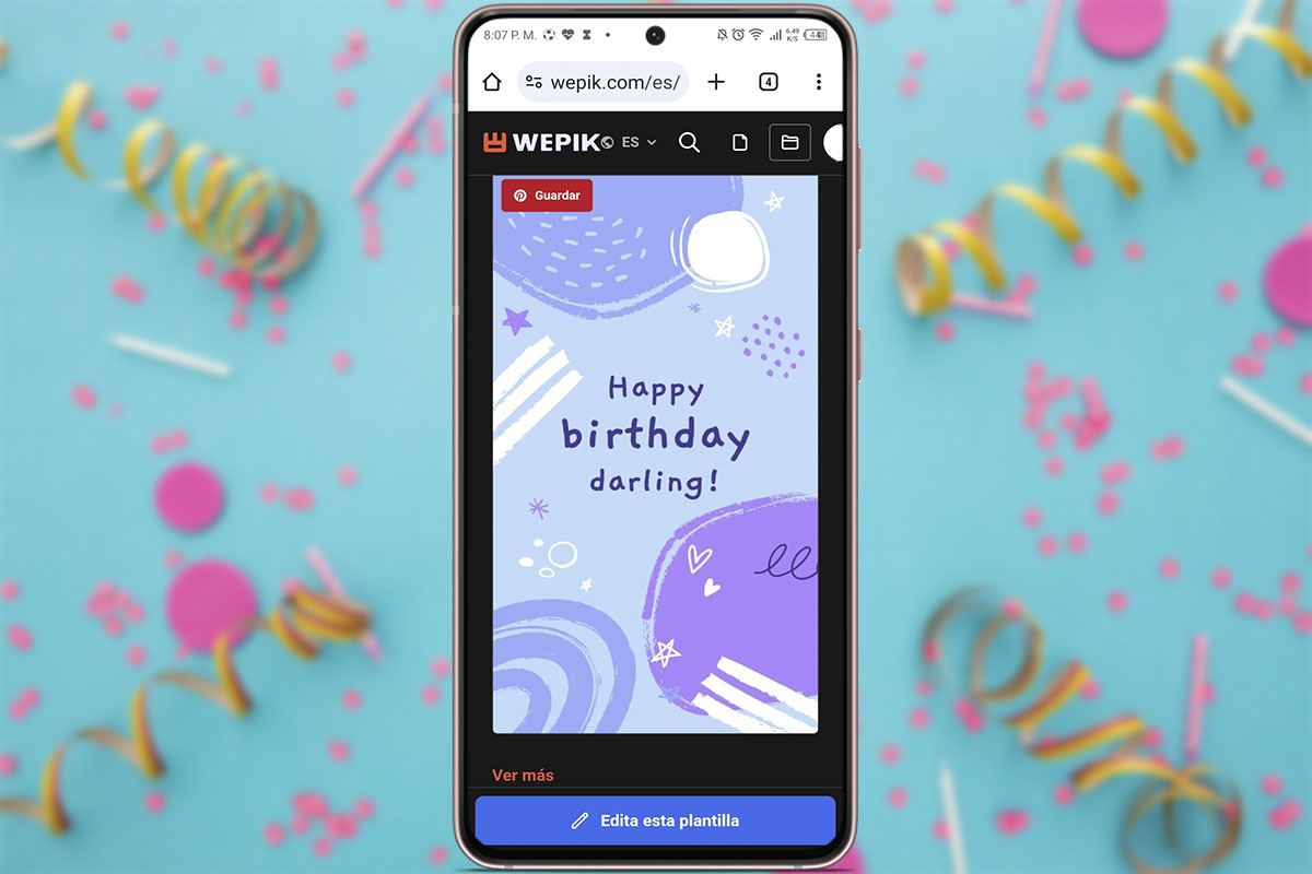 Mejores plantillas para historias de Instagram de feliz cumpleaños: plantilla 10