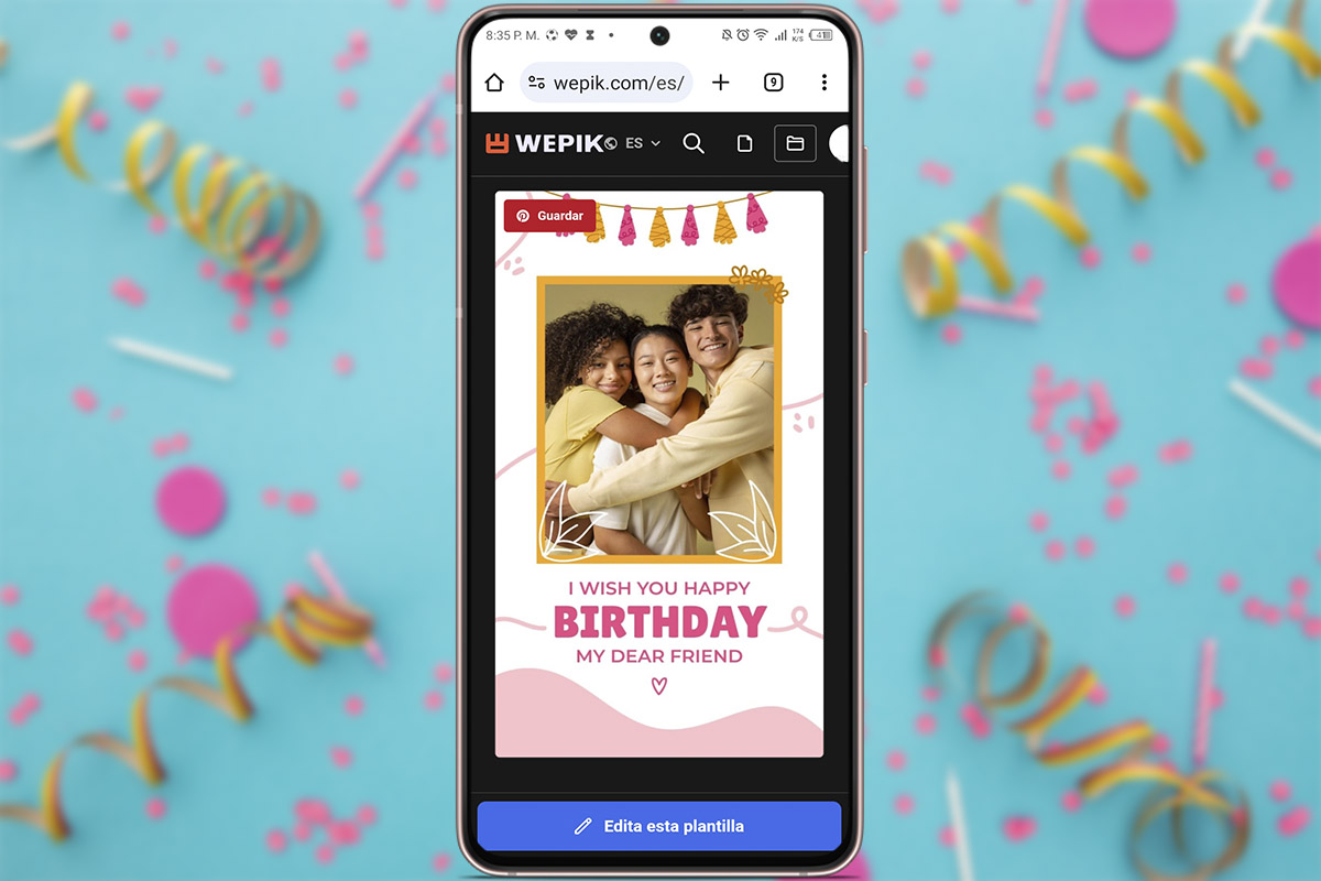 Mejores plantillas para historias de Instagram de feliz cumpleaños: plantilla 15