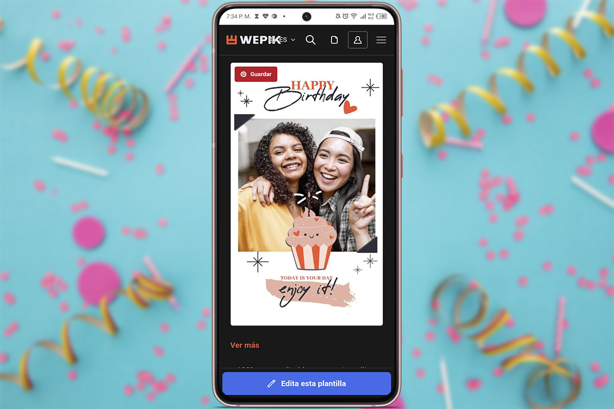 Mejores plantillas para historias de Instagram de feliz cumpleaños: plantilla 2