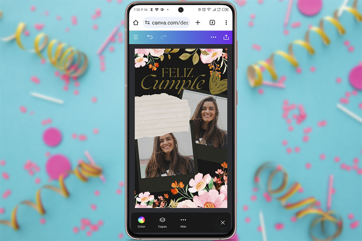 Mejores plantillas para historias de Instagram de feliz cumpleaños: plantilla 3