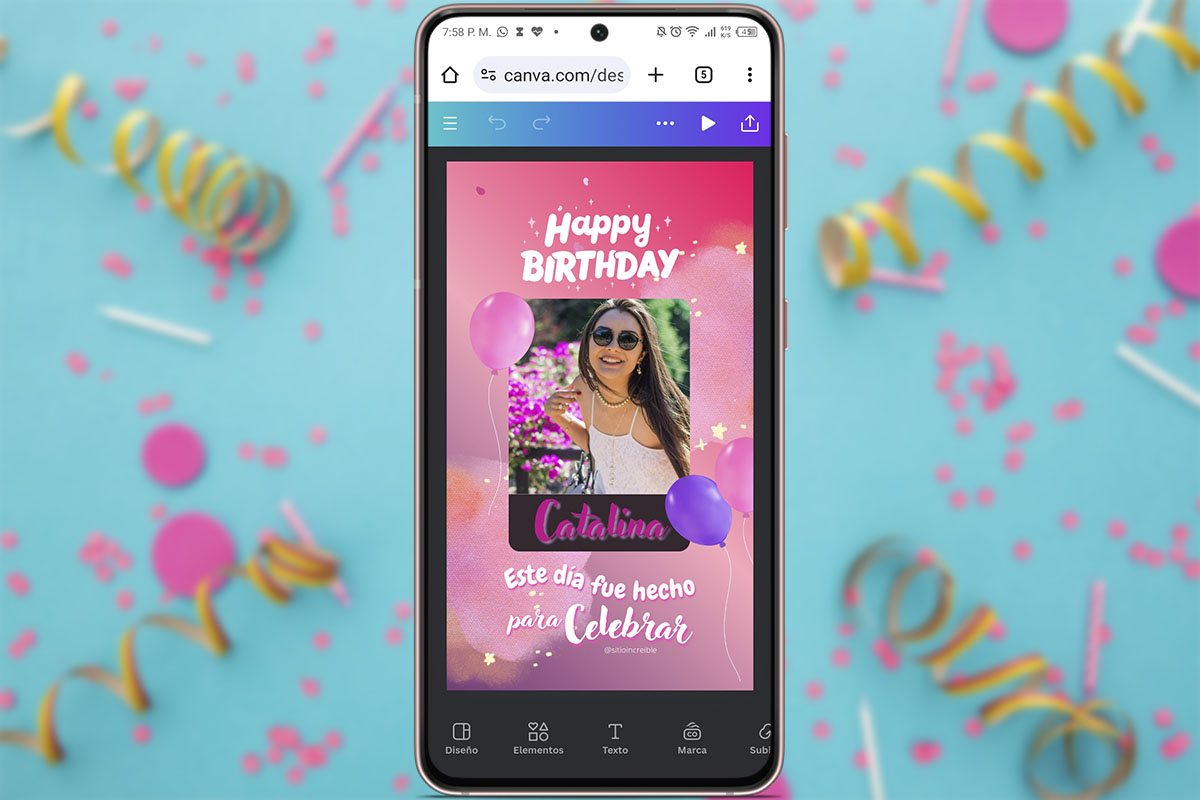 Mejores plantillas para historias de Instagram de feliz cumpleaños: plantilla 7