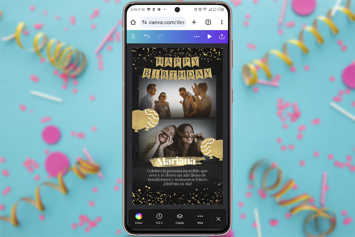 Mejores plantillas para historias de Instagram de feliz cumpleaños: plantilla 9