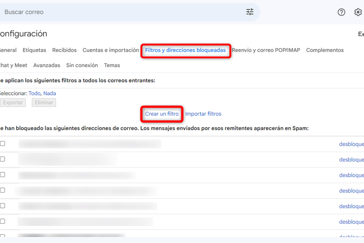 Trucos casi desconocidos para ser más productivo con la app de Gmail: crear filtros