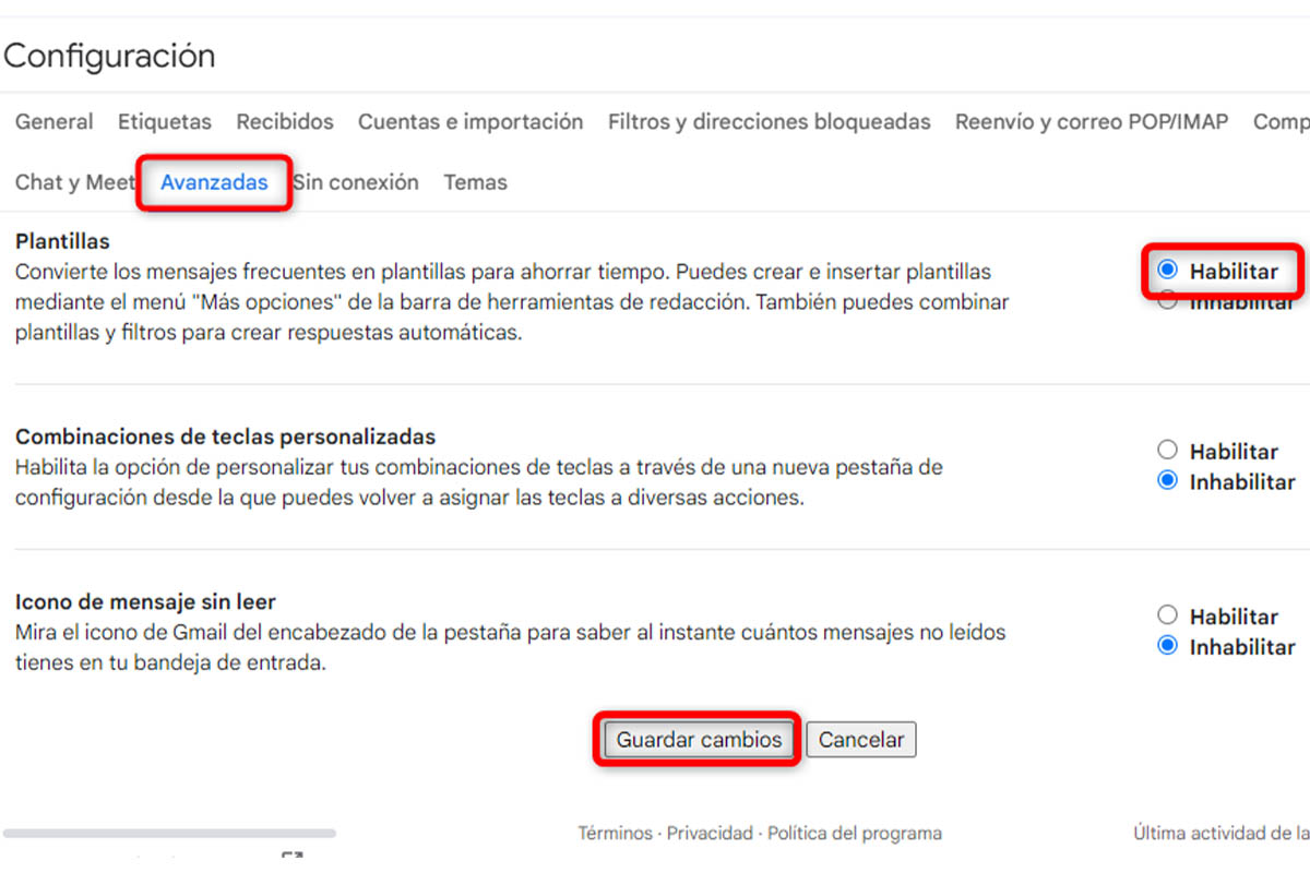 Trucos casi desconocidos para ser más productivo con la app de Gmail: crear plantillas