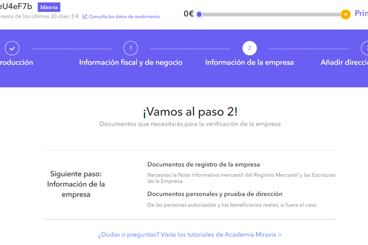 Cómo acceder a Miravia Seller Center: información de la empresa