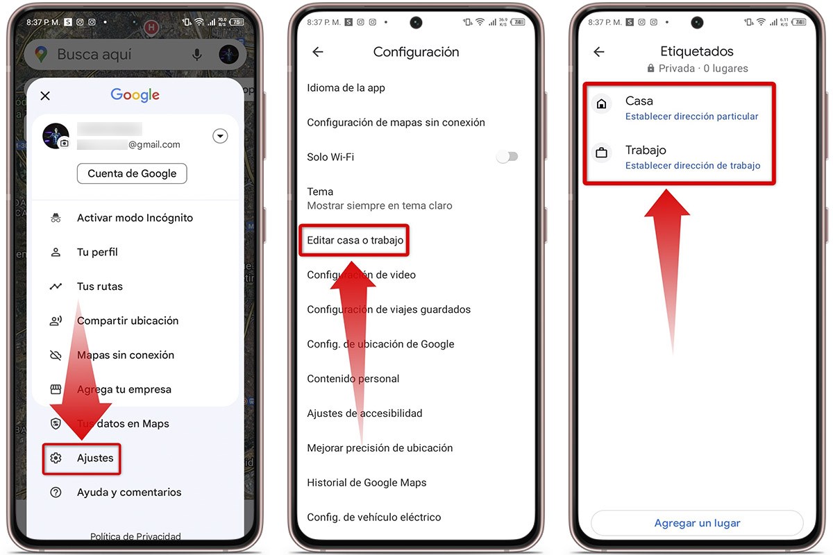 Trucos de Google Maps: atajo para volver rápido a casa