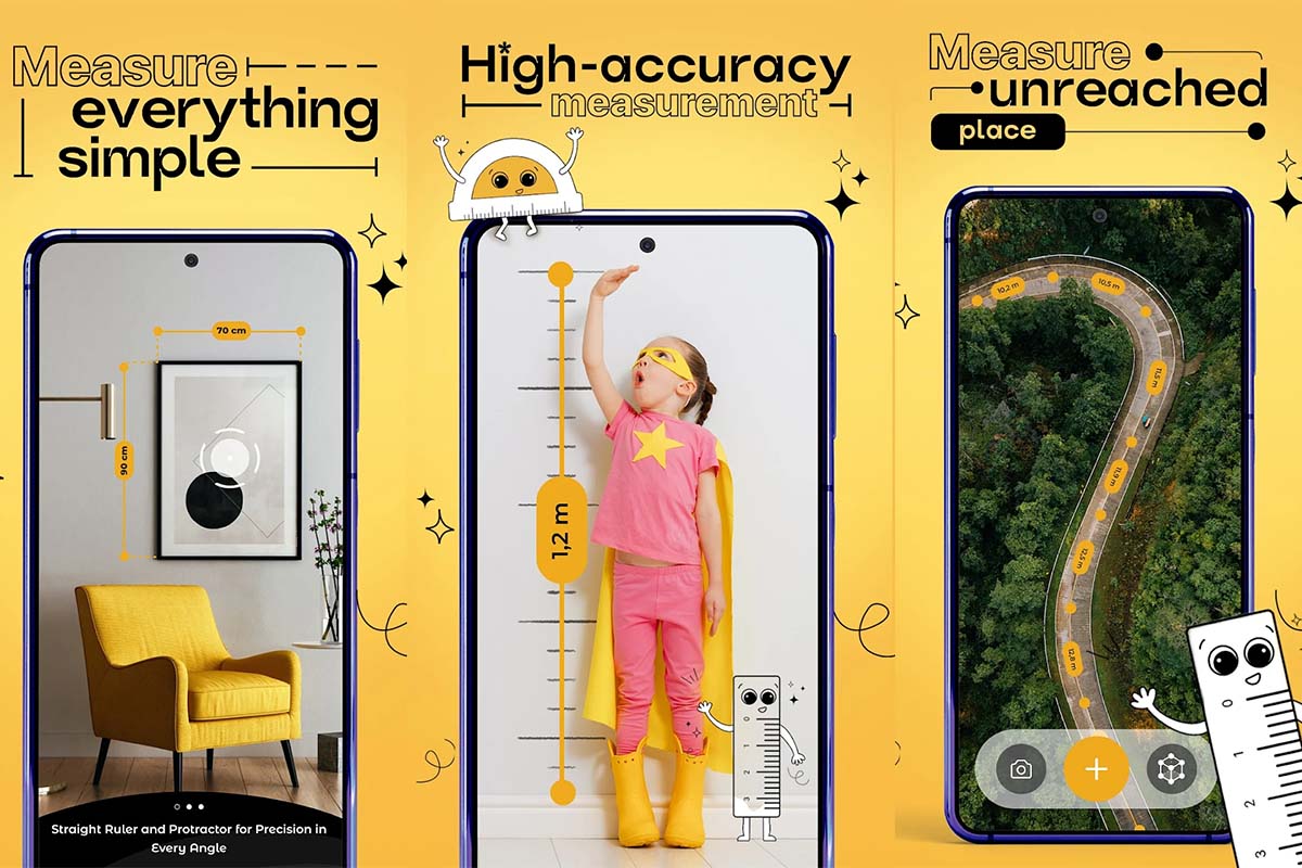Mejores apps de cinta métrica para el móvil: AR Ruler Camera