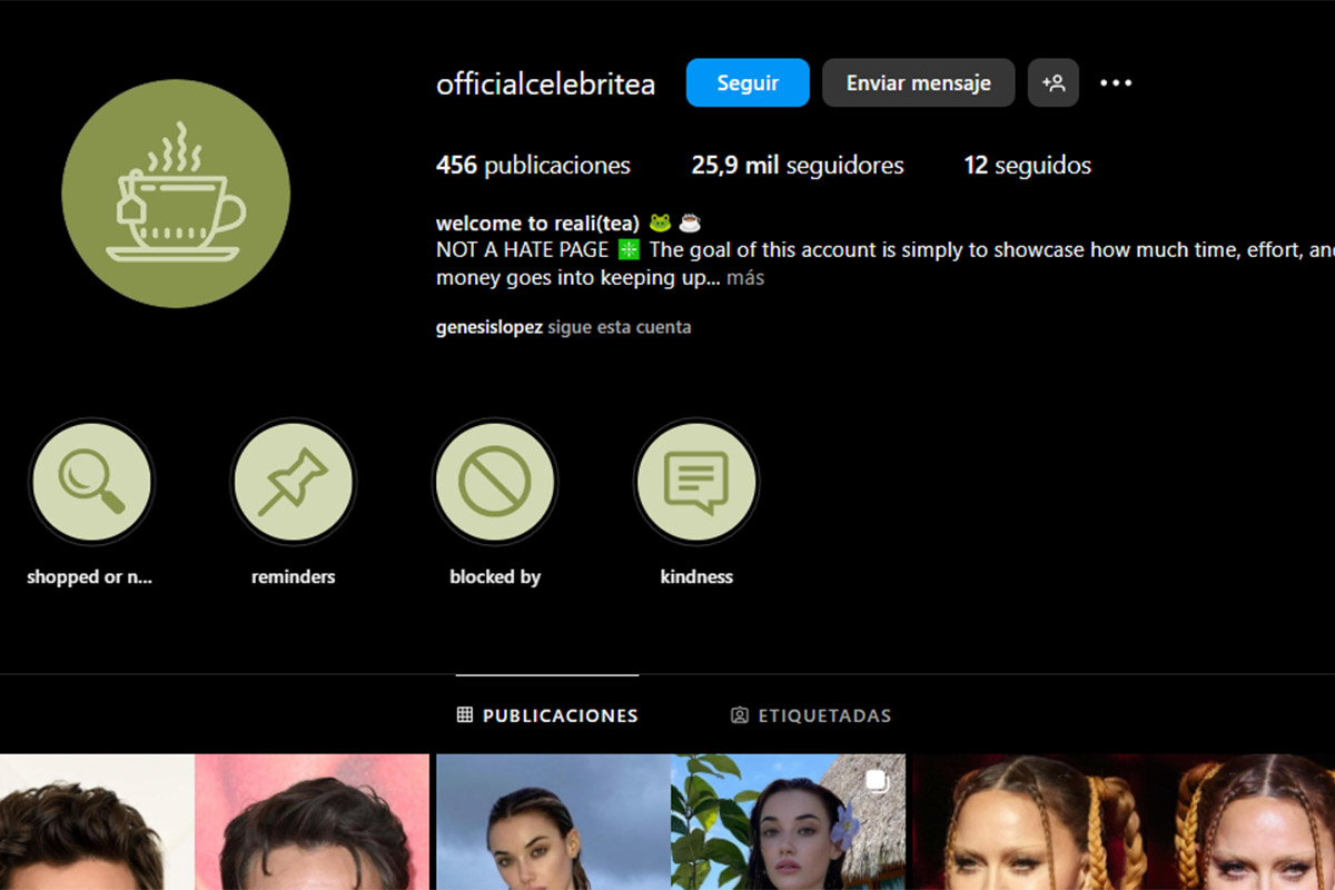Las mejores cuentas de Instagram VS realidad para ver cómo mienten en redes sociales: officialcelebritea