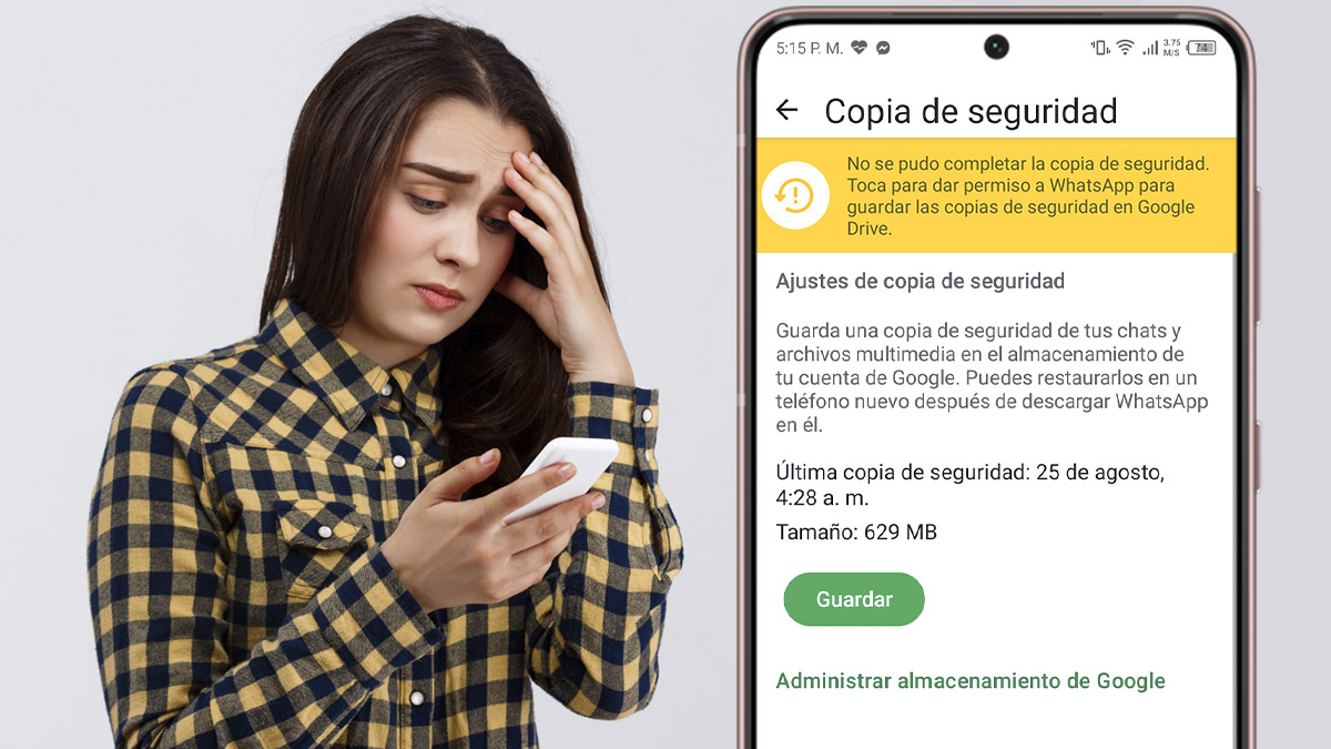 No queda espacio de almacenamiento: por qué no puedo hacer copias de seguridad de WhatsApp