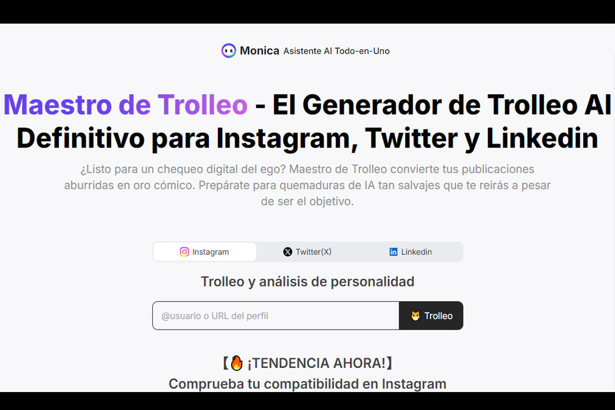 Monica, el Maestro de Trolleo