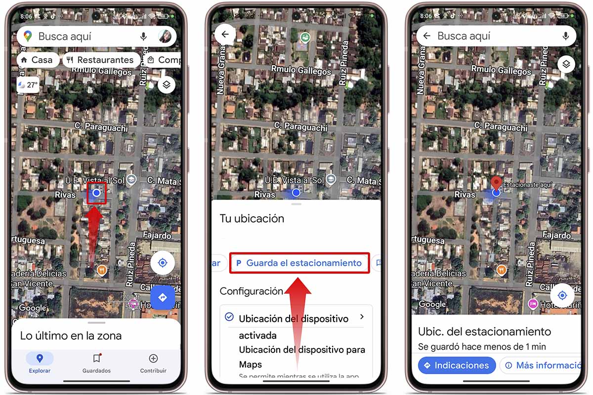 Trucos de Google Maps: recuerda dónde aparcaste el coche
