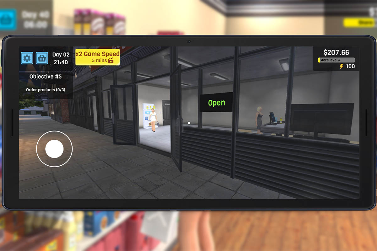 Trucos para conseguir dinero ilimitado y energía infinita en Manage Supermarket Simulator: trabaja horas extra