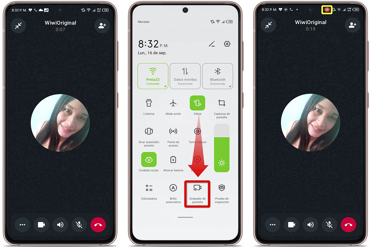 Pasos para grabar llamadas de WhatsApp sin aplicaciones