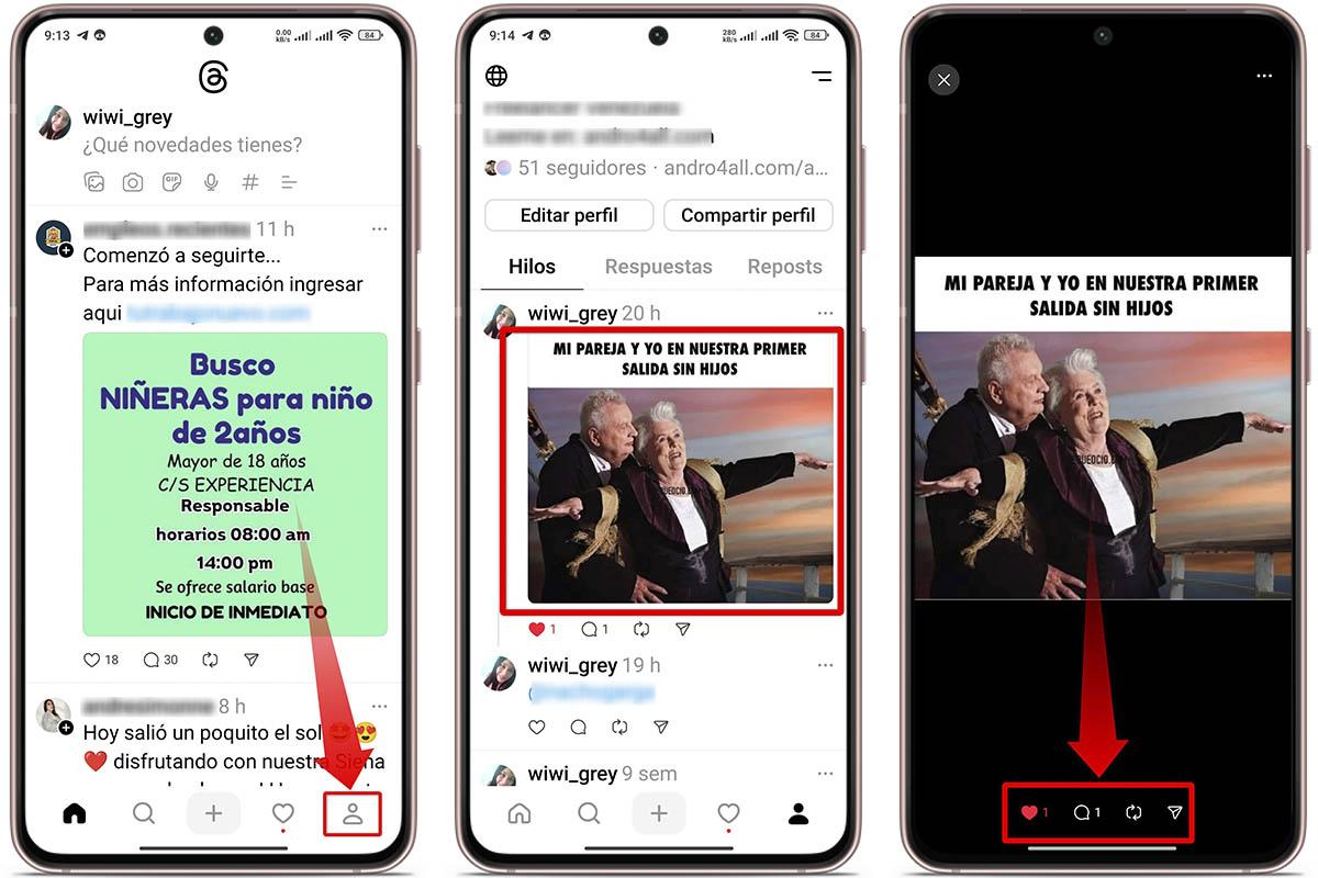 Así puedes saber quién ha leído tu hilo en Threads